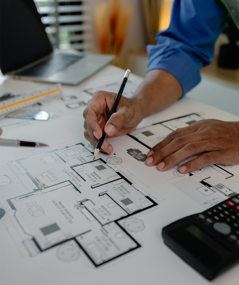 Services by Outlook Designheed in infrastructure, MEP, and turnkey design solutions